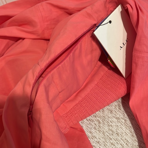 NWT A.L.C. Dress Mila Off Shoulder Dramatic Puff Sleeve Linen Blend size… - Picture 12 of 12